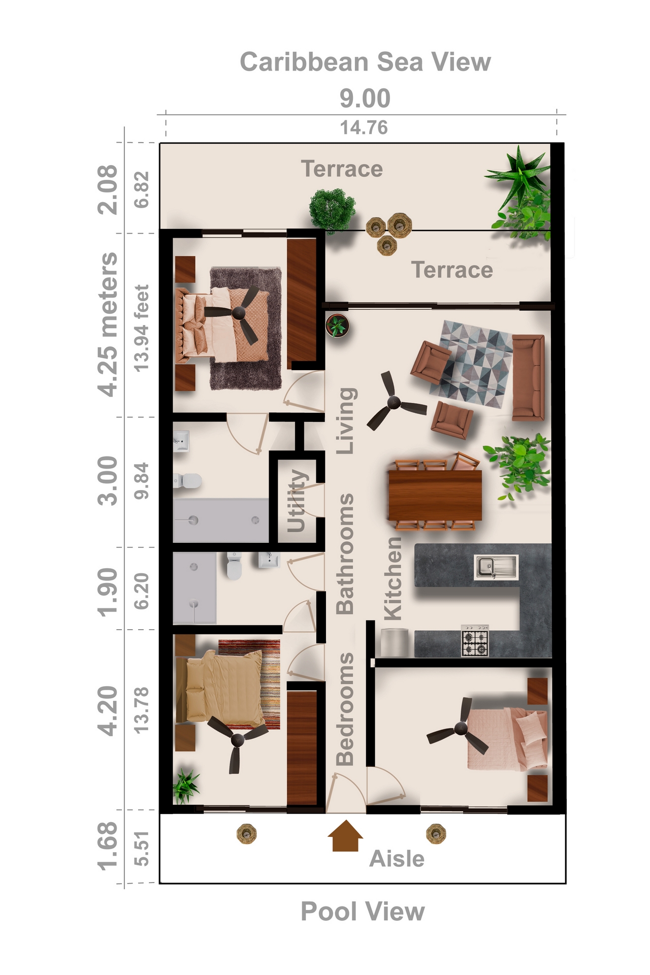 Renders 2D de planos